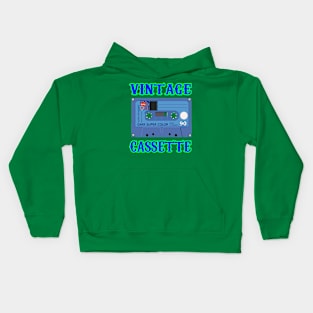 vintage cassette Kids Hoodie